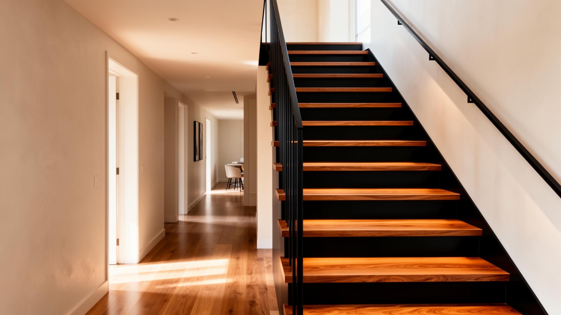 Moderne gerenoveerde trap